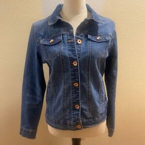 Cavalini Blue Denim Collection Jacket size medium